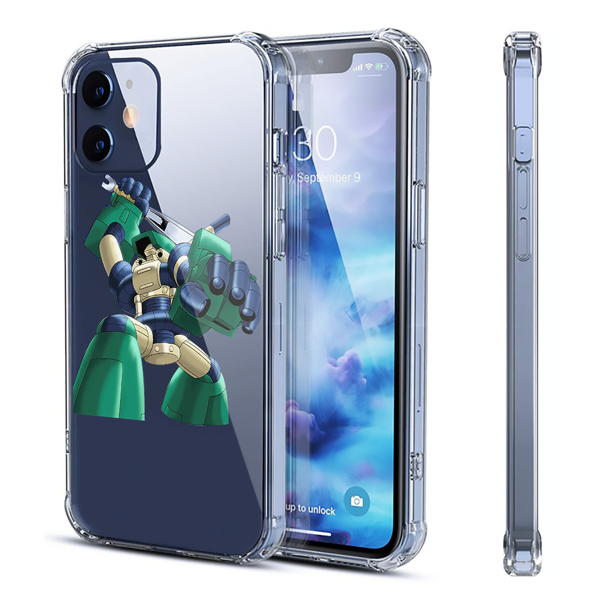 （画像用） 遊☆戯☆王 Yu-Gi-Oh! 【iPhone 12シリーズ対応】透明スマホケース（クリアソフトケース）